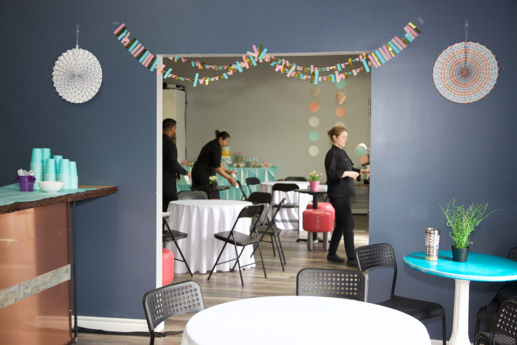 Whisk Factory, view through the doorway with staff