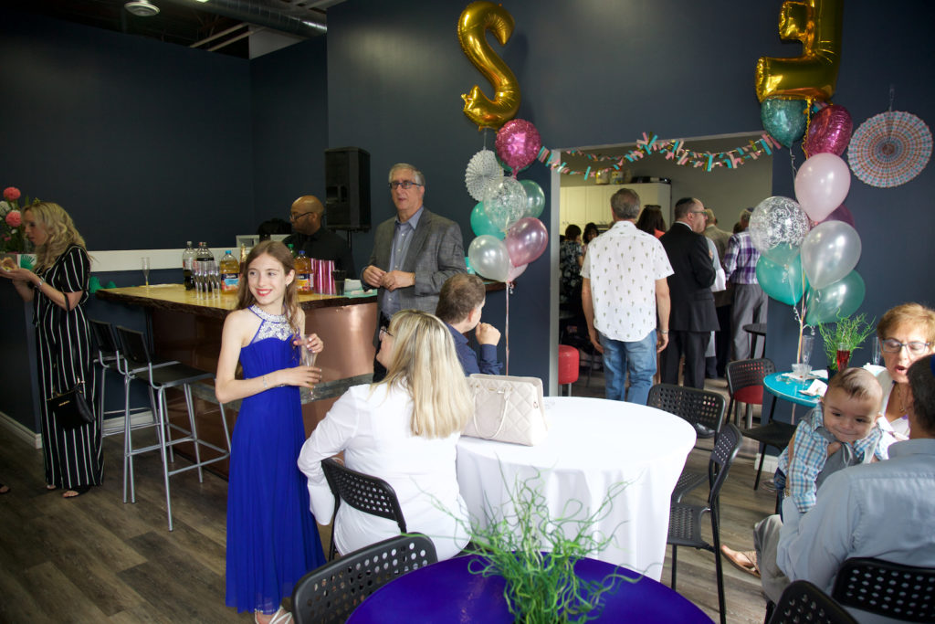 Whisk Factory, bar with guests