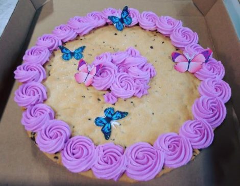 Cookiegram, purple icing