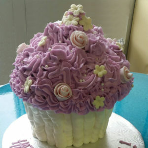 Giant Cupcake, purple